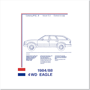 AMC EAGLE - parts catalogue Posters and Art